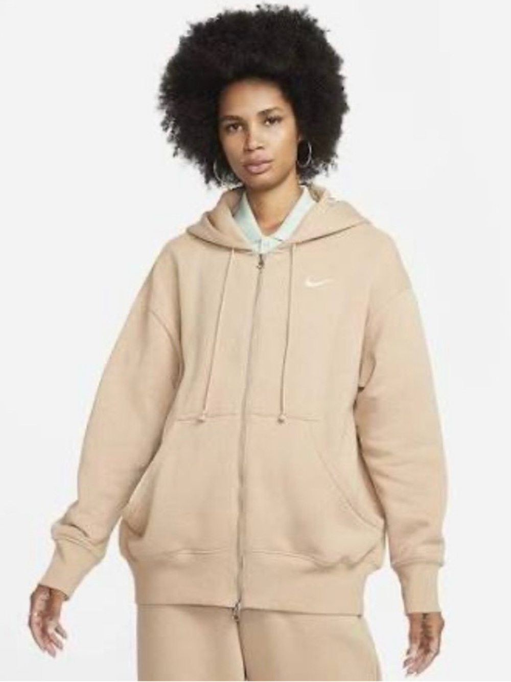 ✔️EUC✔️ NIKE Sportswear Phoenix Fleece Oversize Zip Hoodie